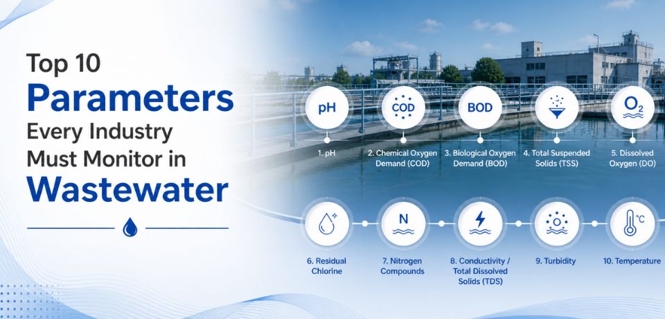 Top 10 Parameters Every Industry Must Monitor in Wastewater: A Technical Guide