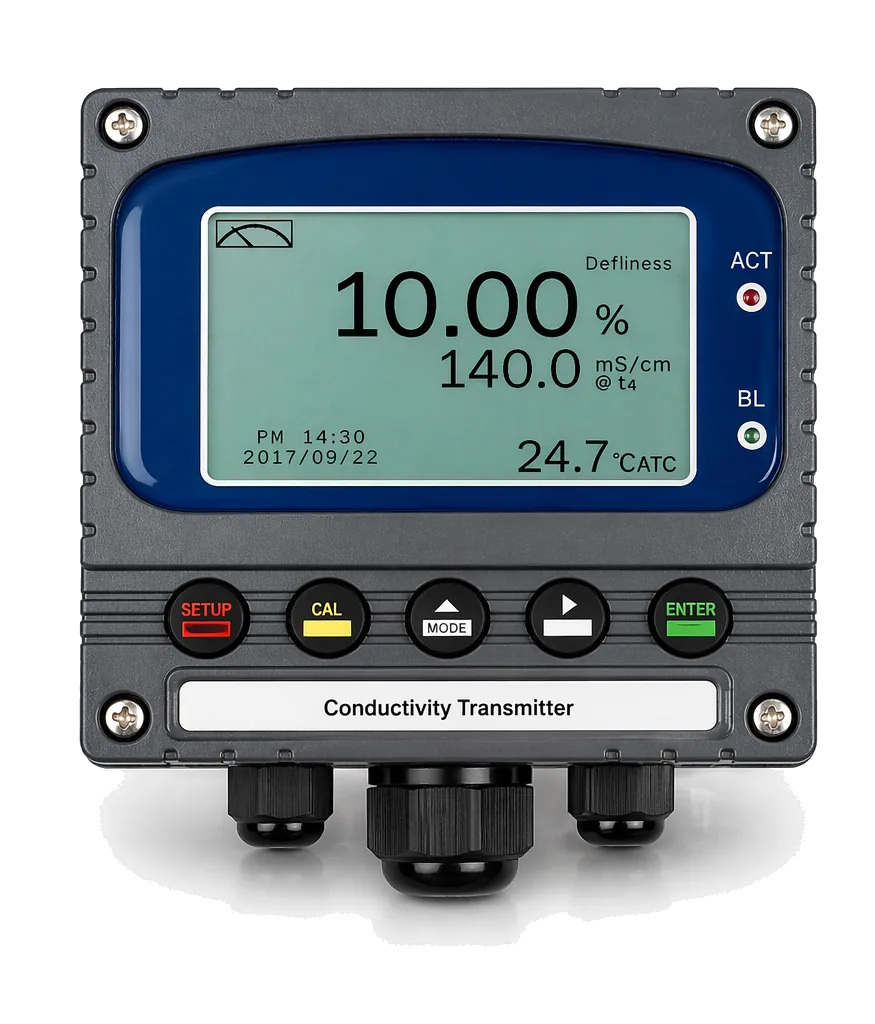 Inductive Conductivity Controller — Conductivity / Concentration — Water Analyzers